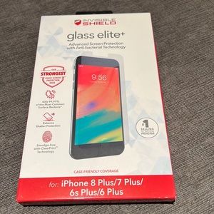 Zagg glass screen protector  iPhone 8 Plus/7 plus/6/6Splus